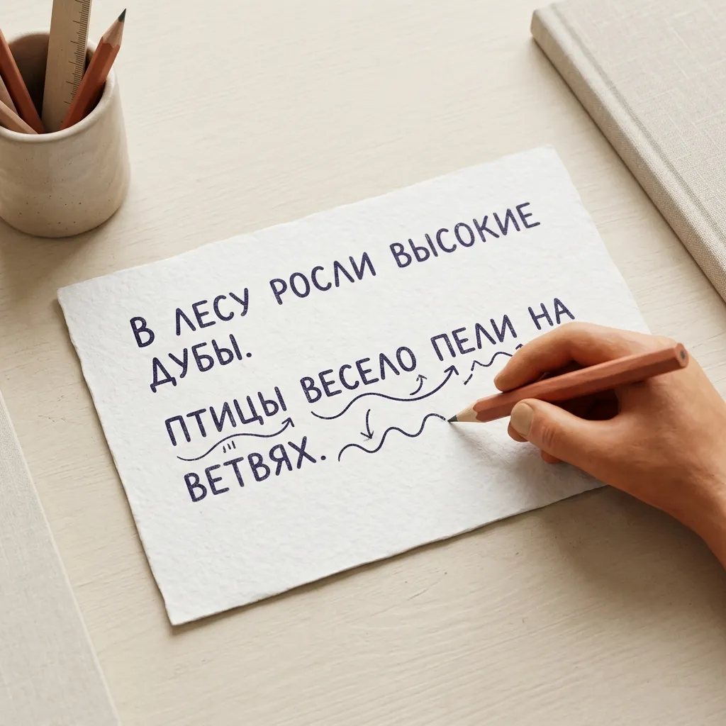 Синтаксический разбор предложения